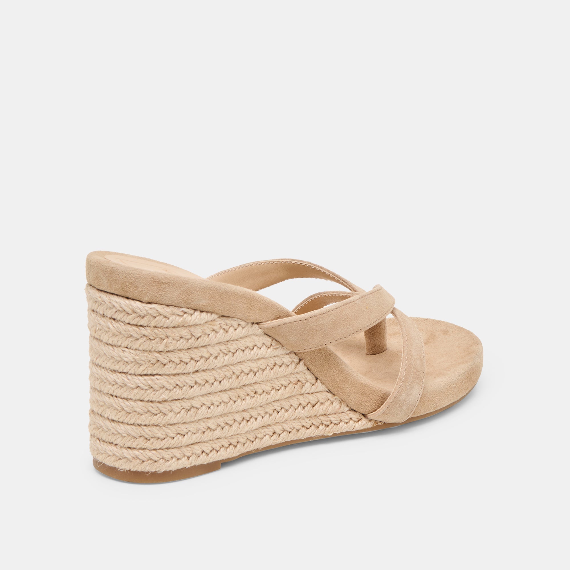 Dolce Vita SHOES | Helan Espadrille Camel Suede Wedges