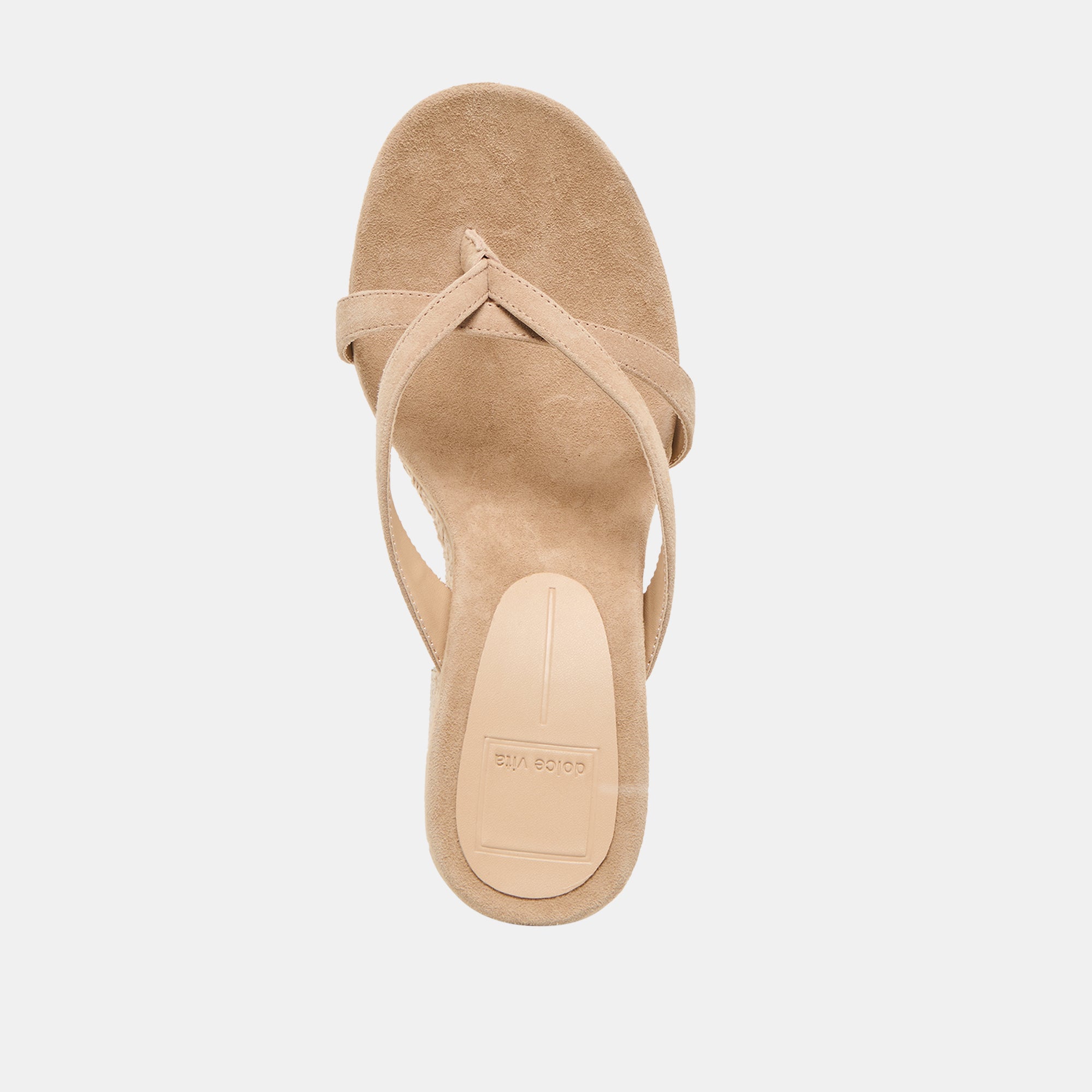 Dolce Vita SHOES | Helan Espadrille Camel Suede Wedges