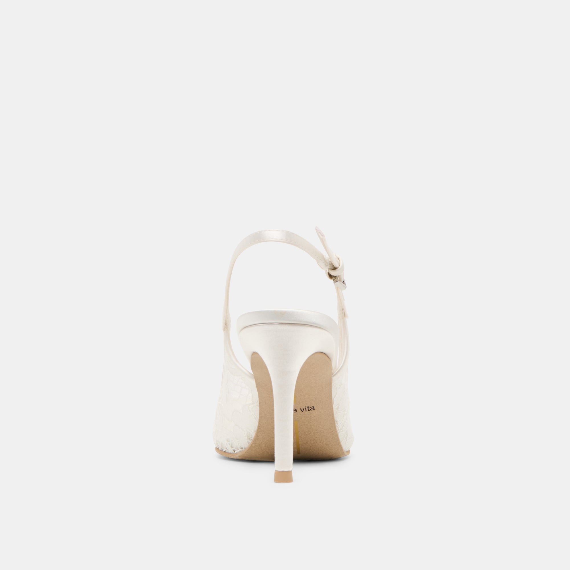 Dolce Vita SHOES | Yami True White Lace Heels