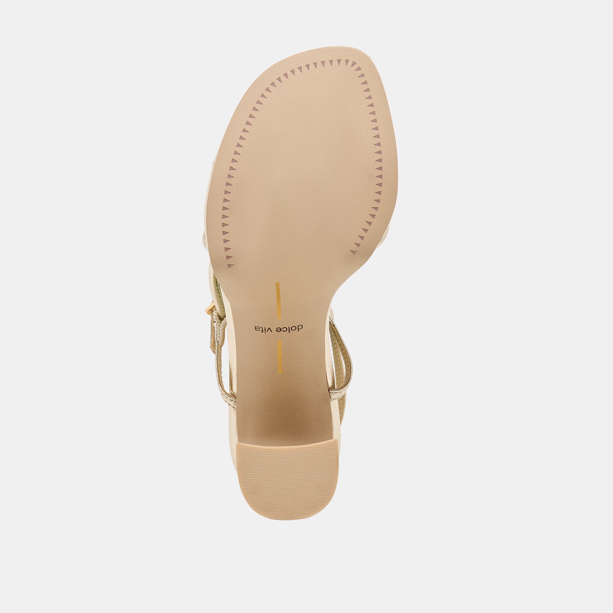 Dolce Vita SHOES | Odete Gold Leather Heels