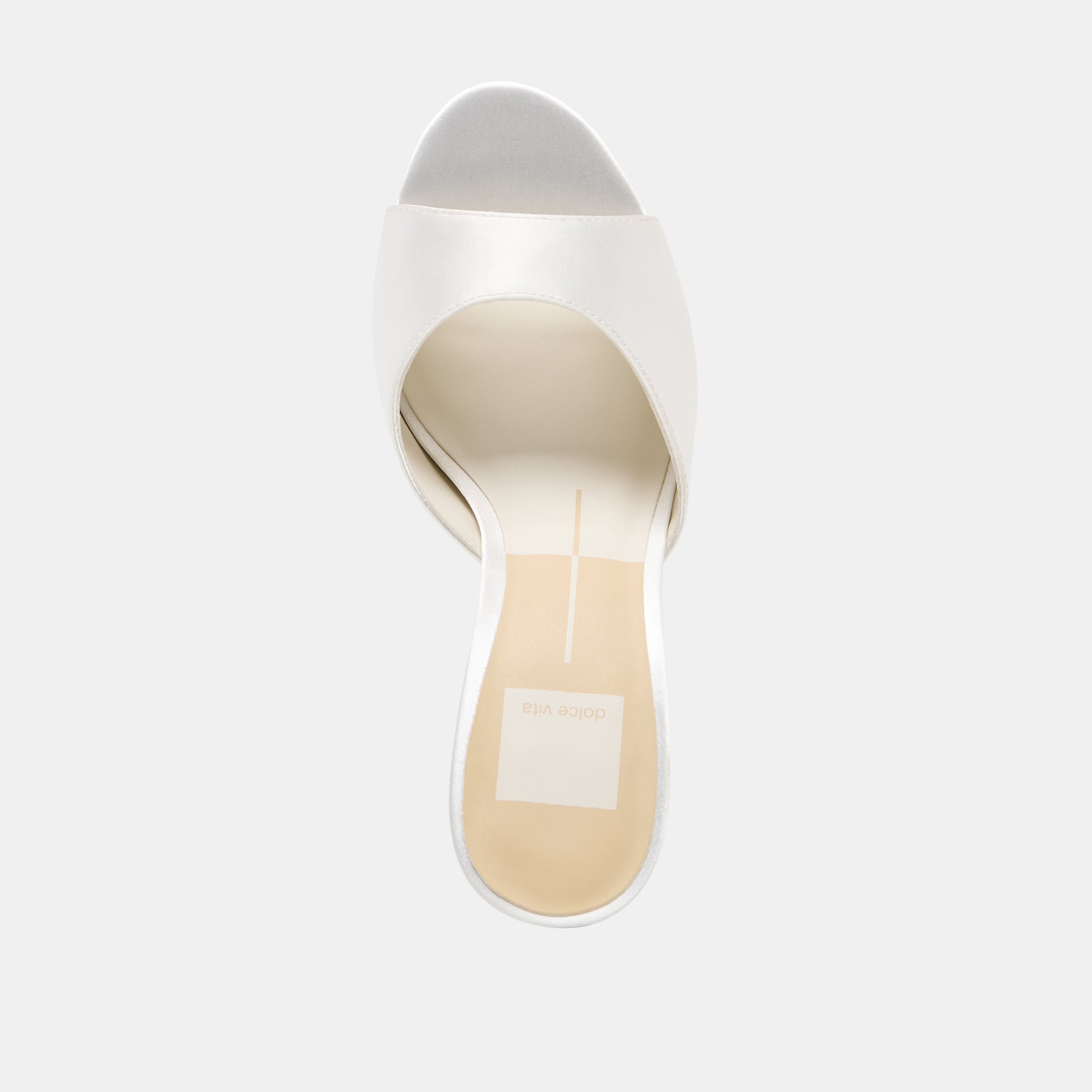 Dolce Vita SHOES | Rosha True White Satin Heels