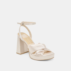 Dolce Vita SHOES | PARLO HEELS IVORY SATIN
 – Dolce Vita