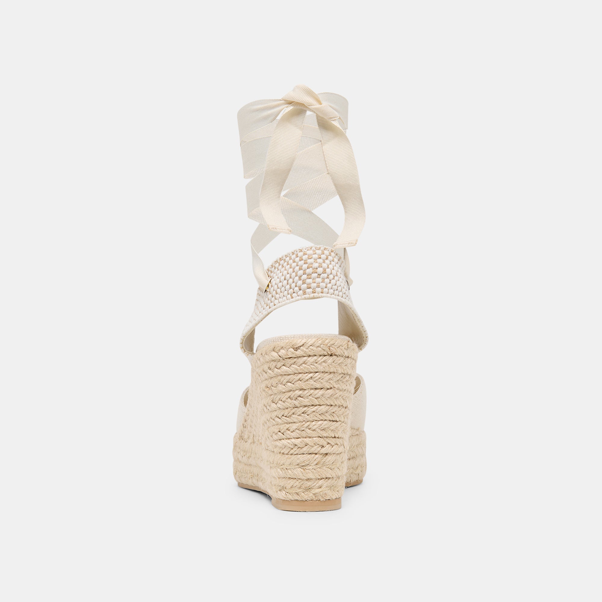 Dolce Vita SHOES | Noura Ecru Linen Wedges