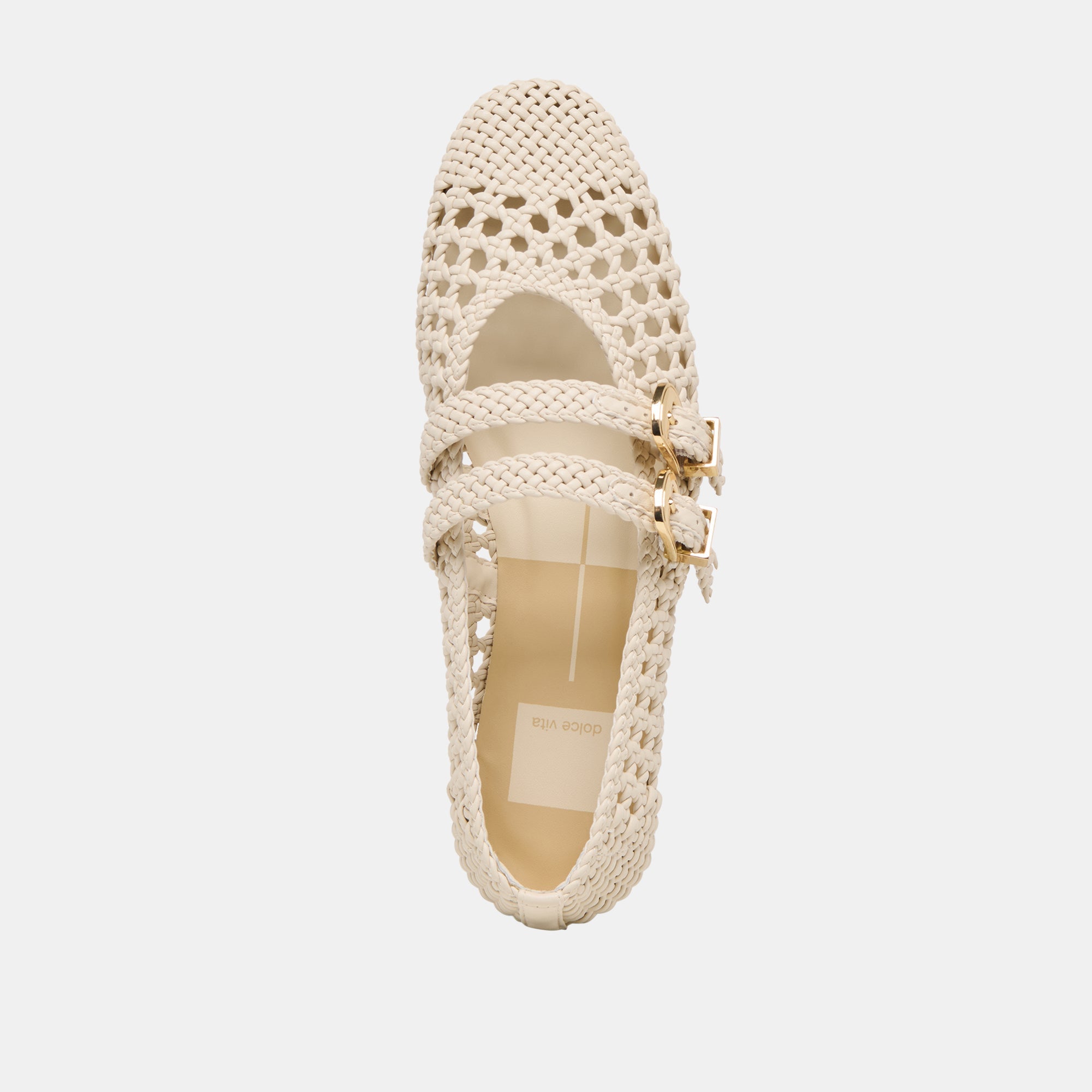 Dolce Vita SHOES | Baylee Creme Woven Stella Ballet Flats