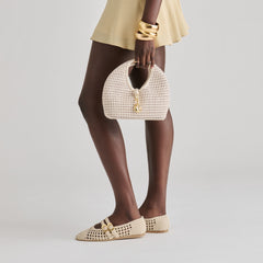 Dolce Vita SHOES | Baylee Creme Woven Stella Ballet Flats