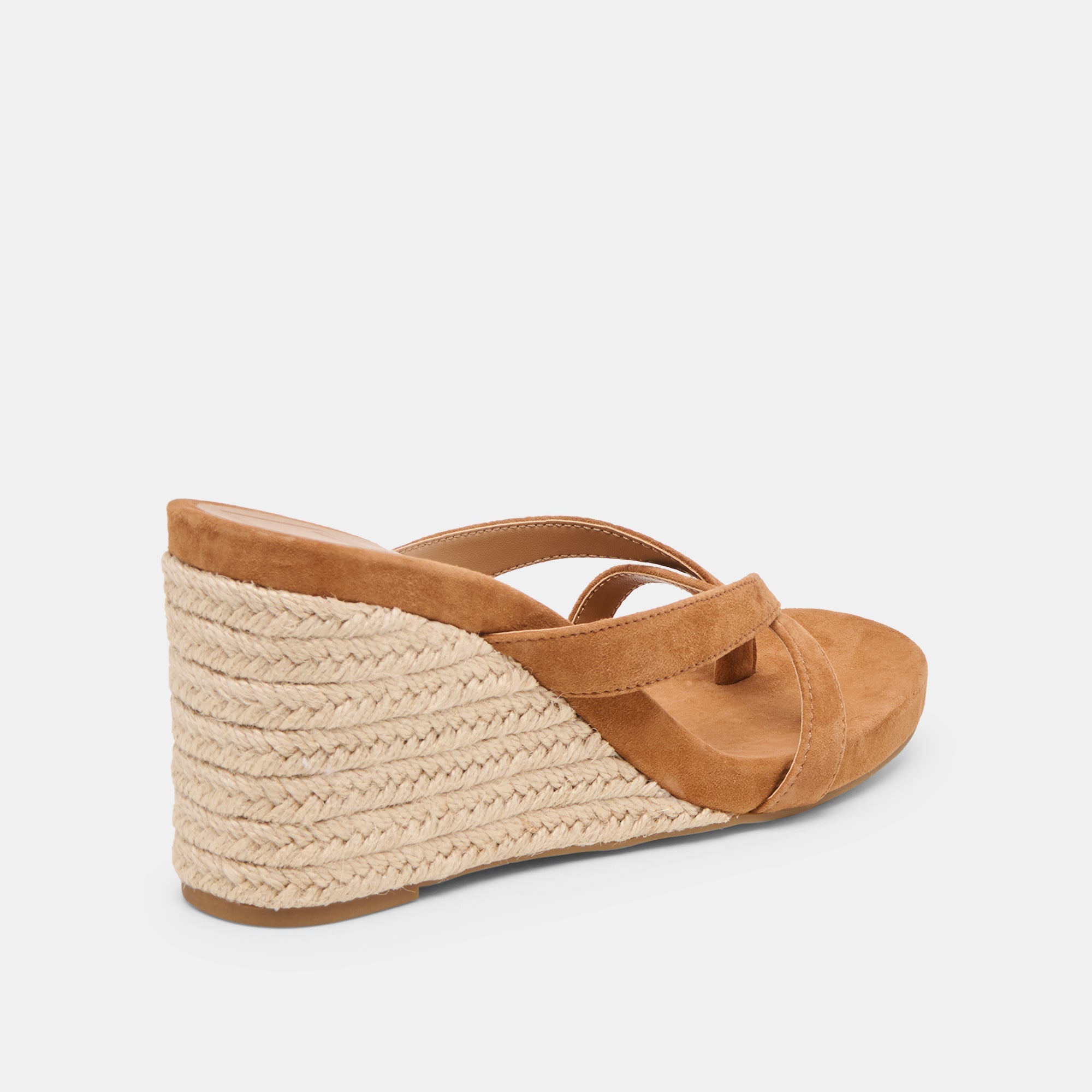 Dolce Vita SHOES | Helan Espadrille Brown Suede Wedges