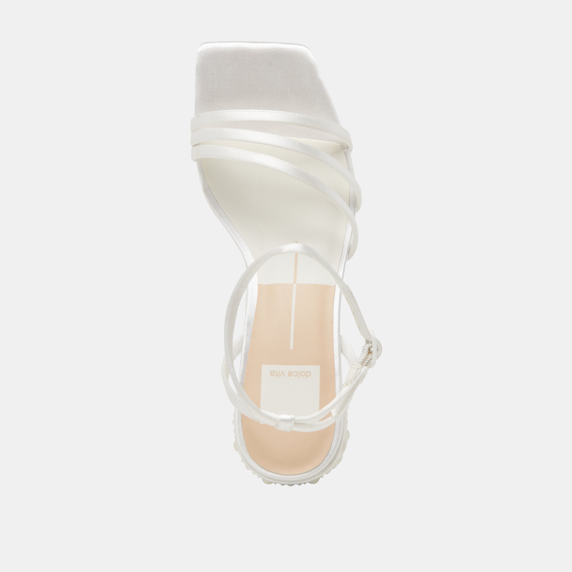Dolce Vita SHOES | YSABEL PEARL HEELS TRUE WHITE SATIN
 – Dolce Vita
