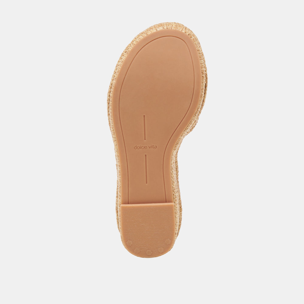 Dolce Vita SHOES | Throne Lt Natural Raffia Wedges