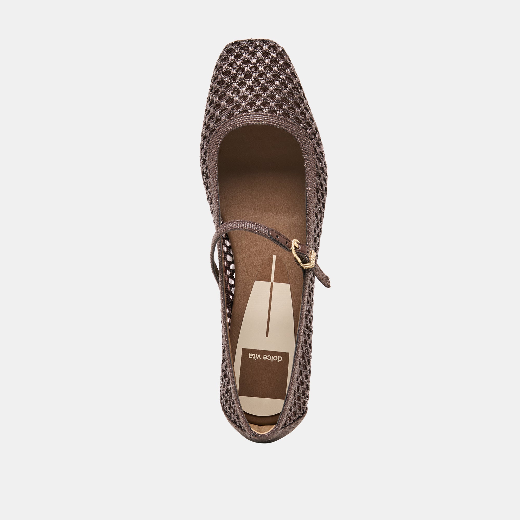 Dolce Vita SHOES | Reyes Chocolate Woven Raffia Ballet Flats