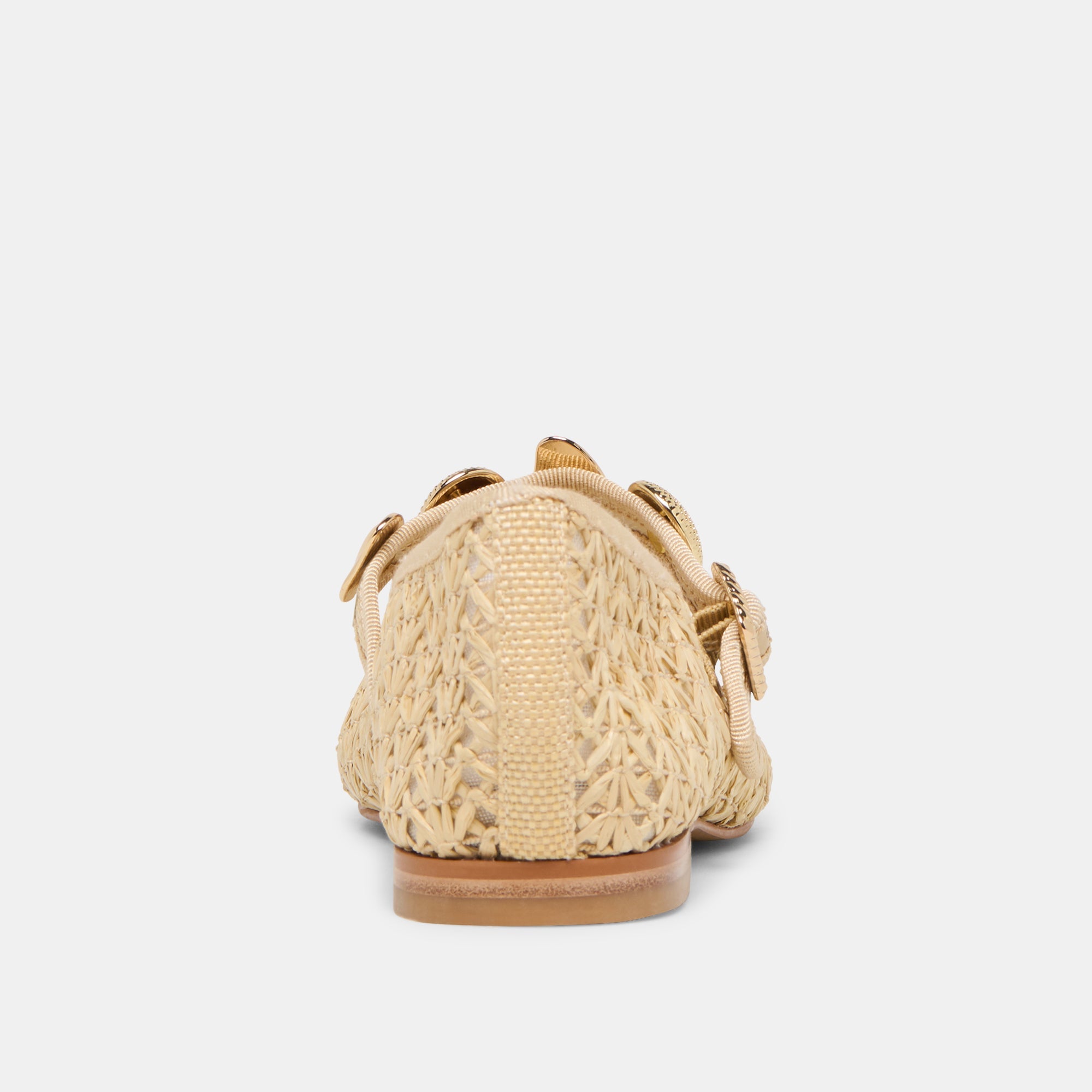 Dolce Vita SHOES | Relan Natural Cross Hatch Raffia Ballet Flats