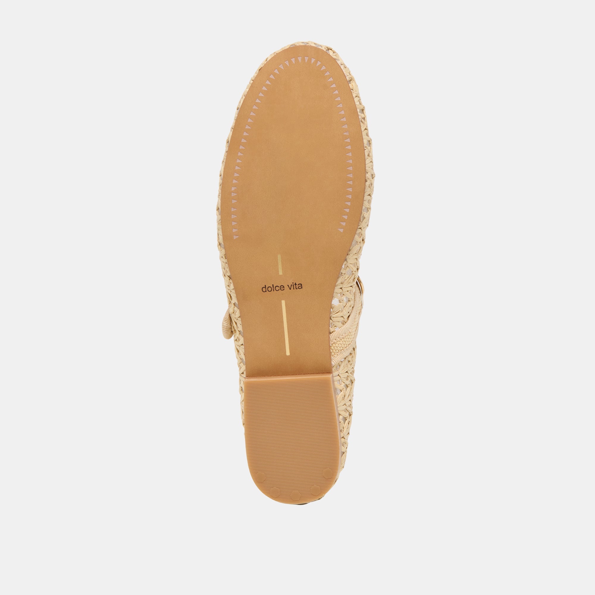 Dolce Vita SHOES | Relan Natural Cross Hatch Raffia Ballet Flats