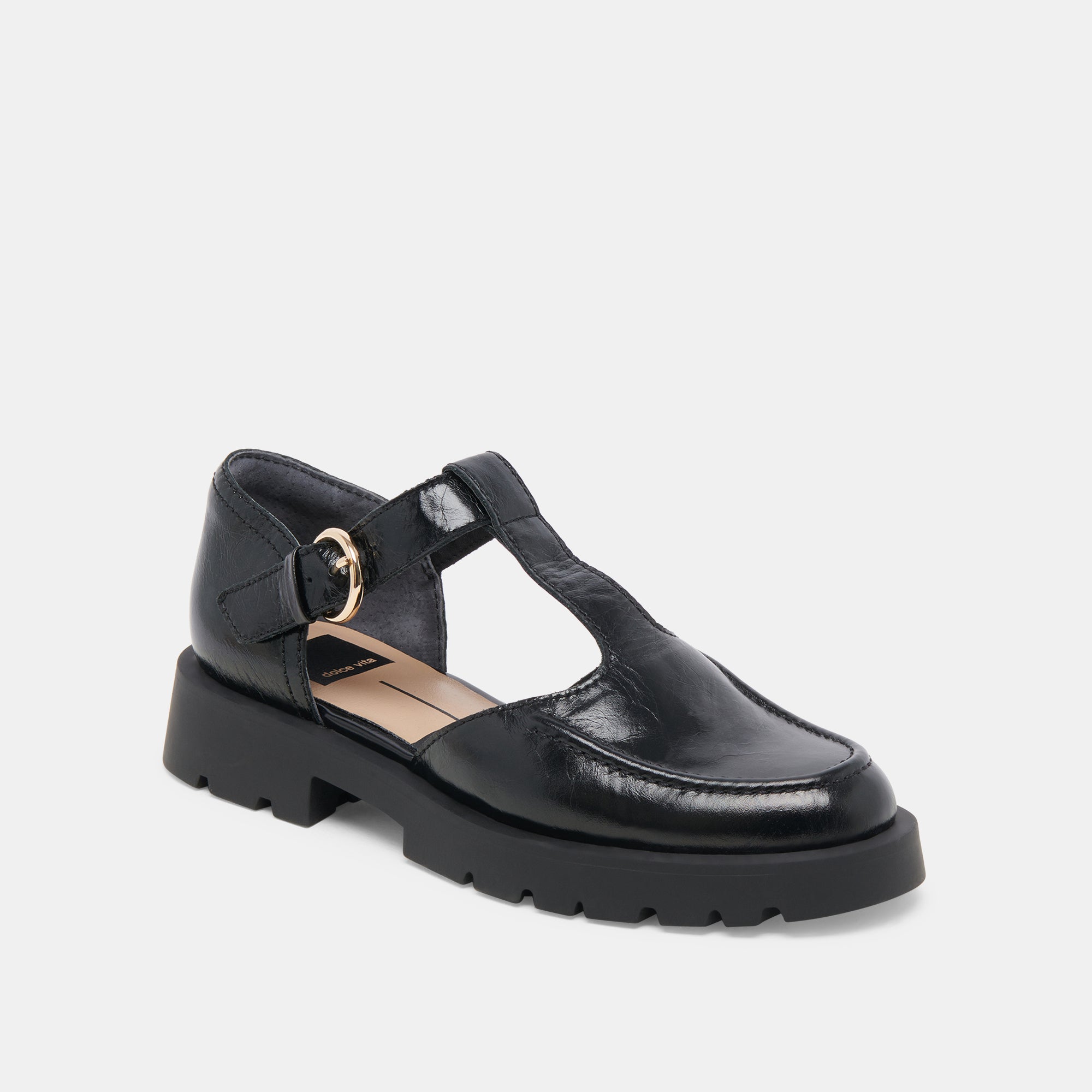 Dolce Vita SHOES | EMILIO FLATS MIDNIGHT CRINKLE PATENT LEATHER
 – Dolce Vita