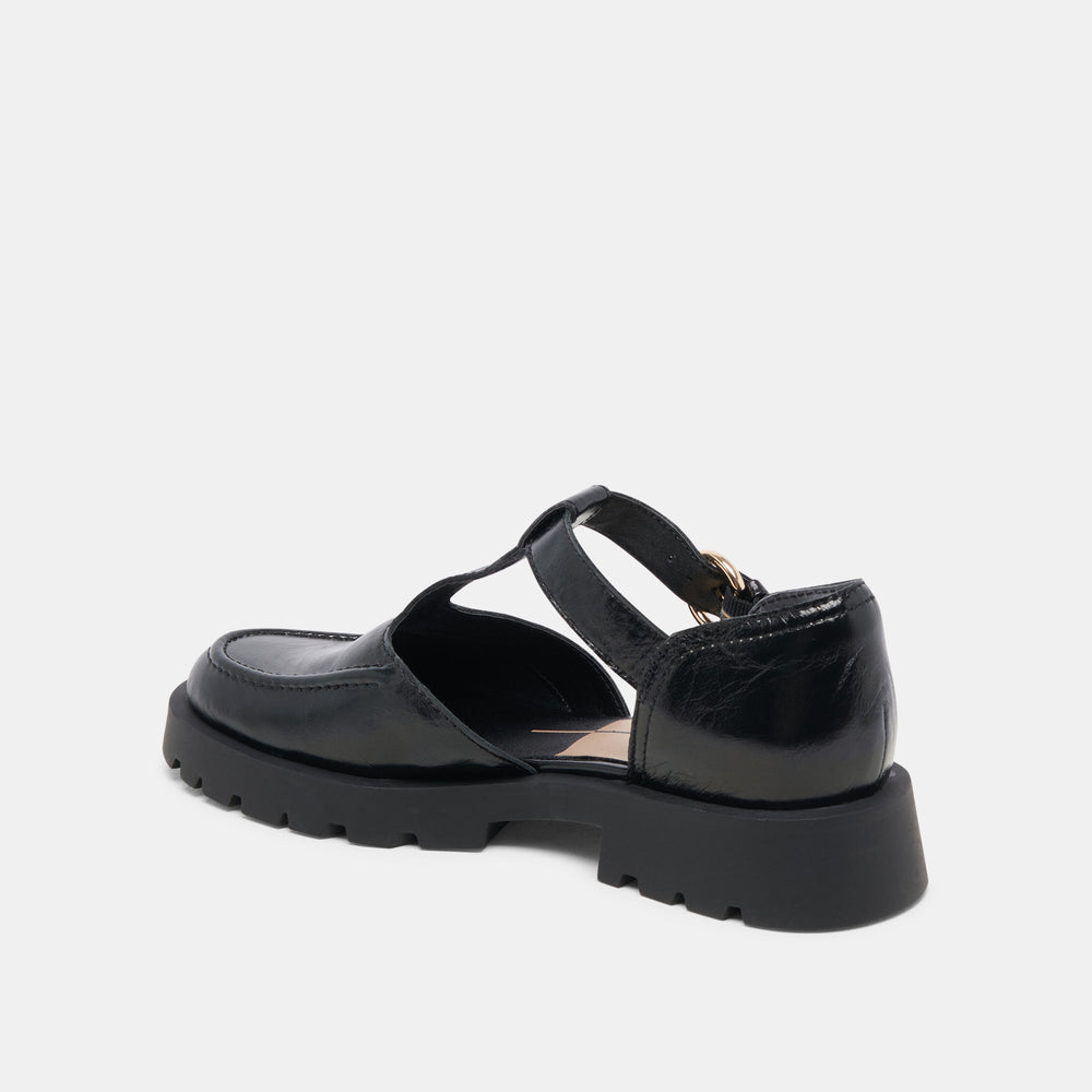 Dolce Vita SHOES | EMILIO FLATS MIDNIGHT CRINKLE PATENT LEATHER
 – Dolce Vita