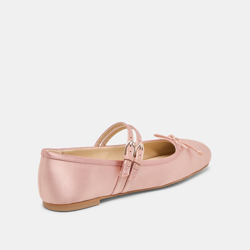 Dolce Vita SHOES | Gibsen Blush Satin Ballet Flats