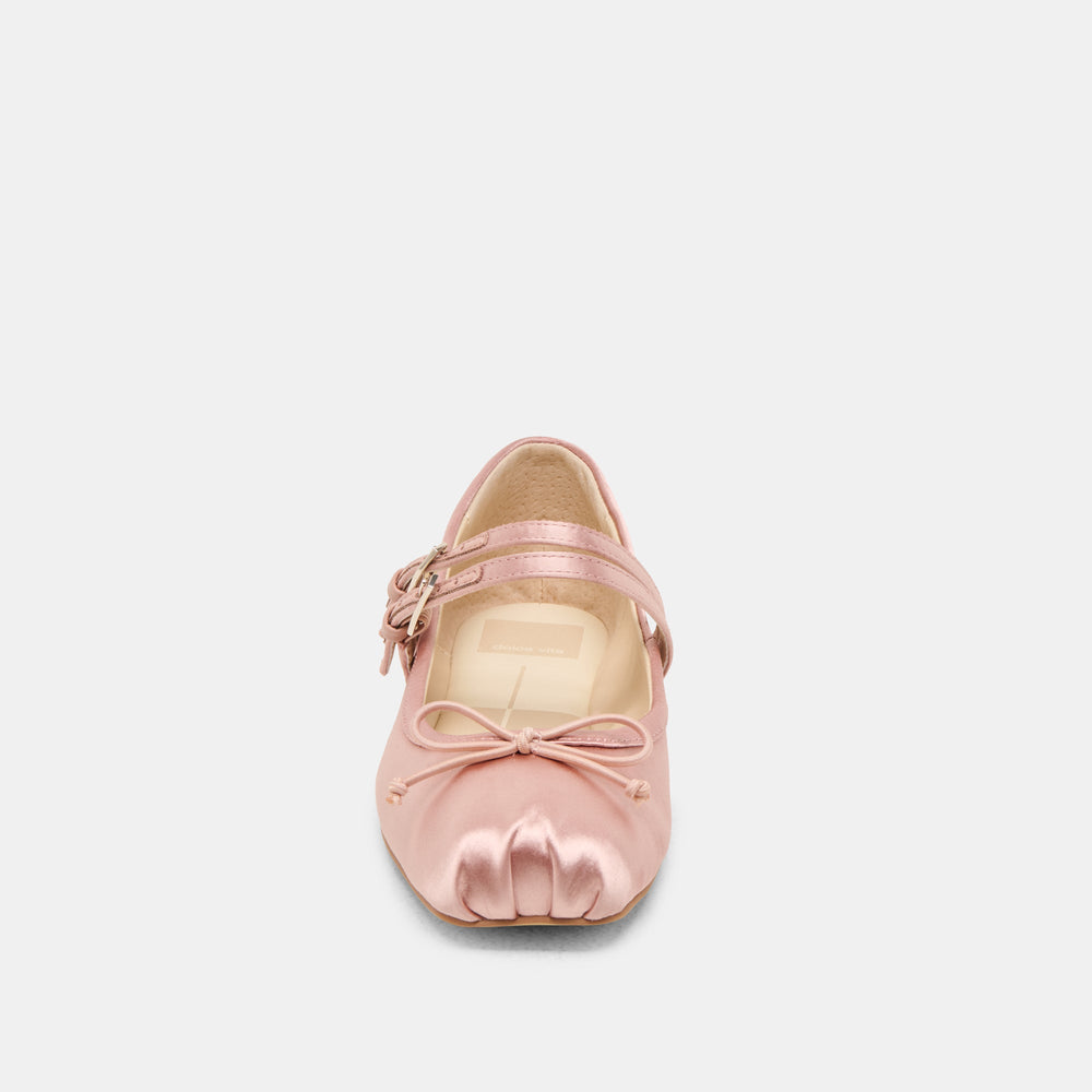 Dolce Vita SHOES | Gibsen Blush Satin Ballet Flats