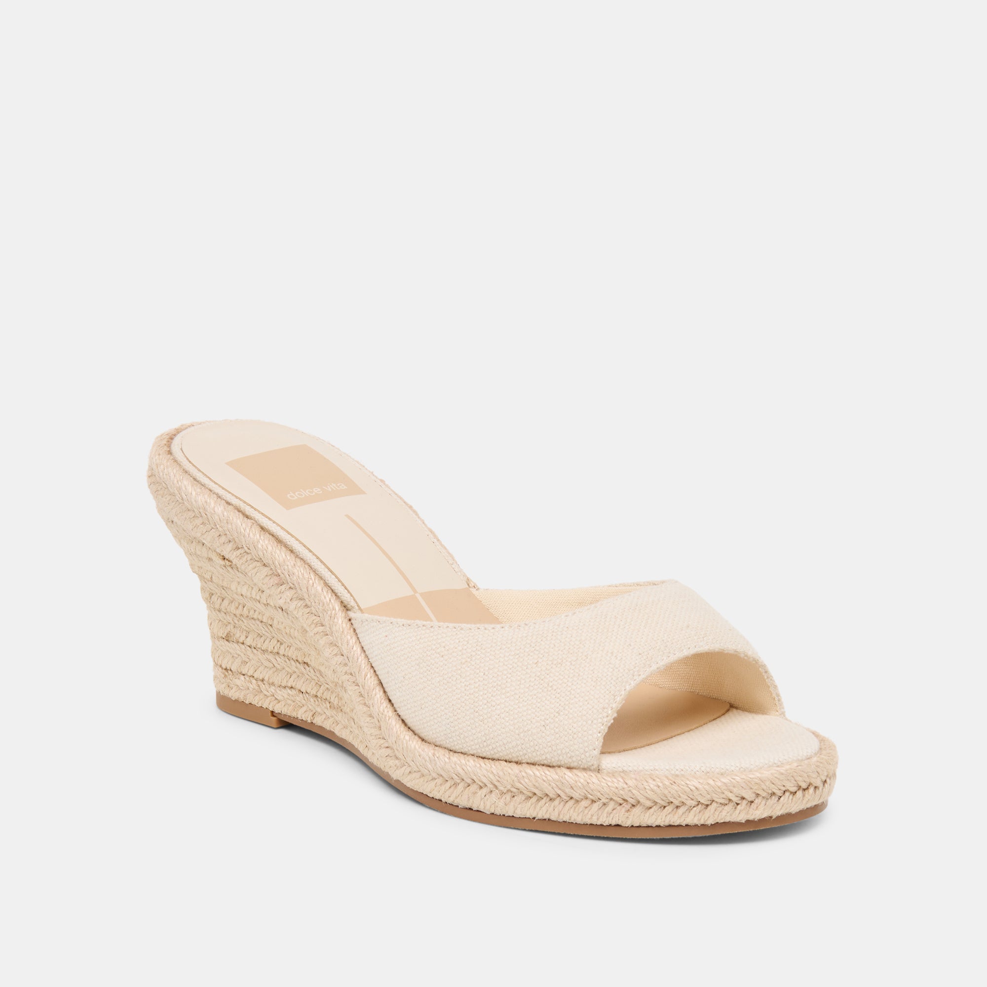 Dolce Vita SHOES | Vaya Ecru Linen Wedges