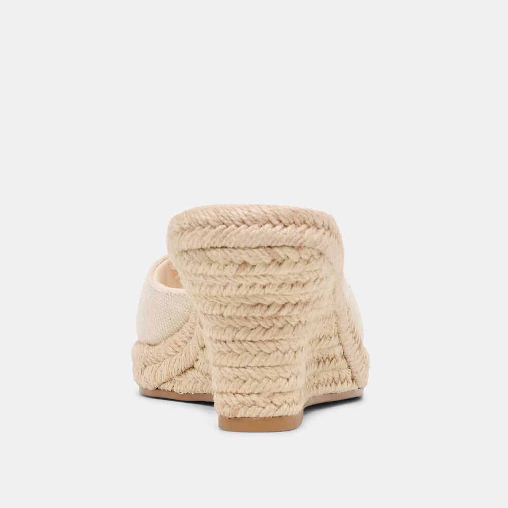 Dolce Vita SHOES | Vaya Ecru Linen Wedges