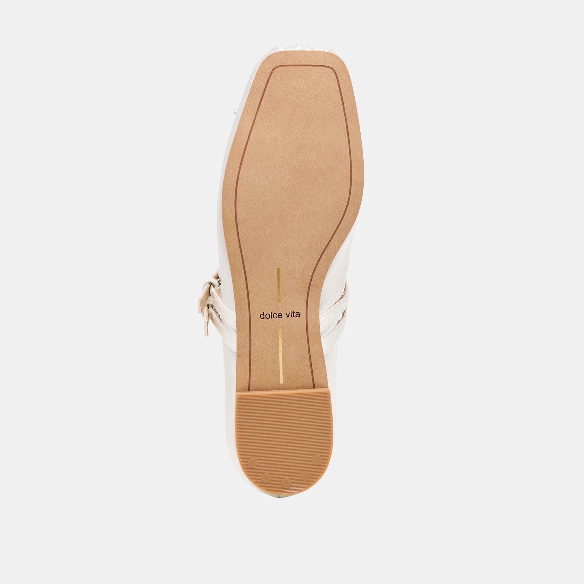 Dolce Vita SHOES | Gibsen True White Satin Ballet Flats