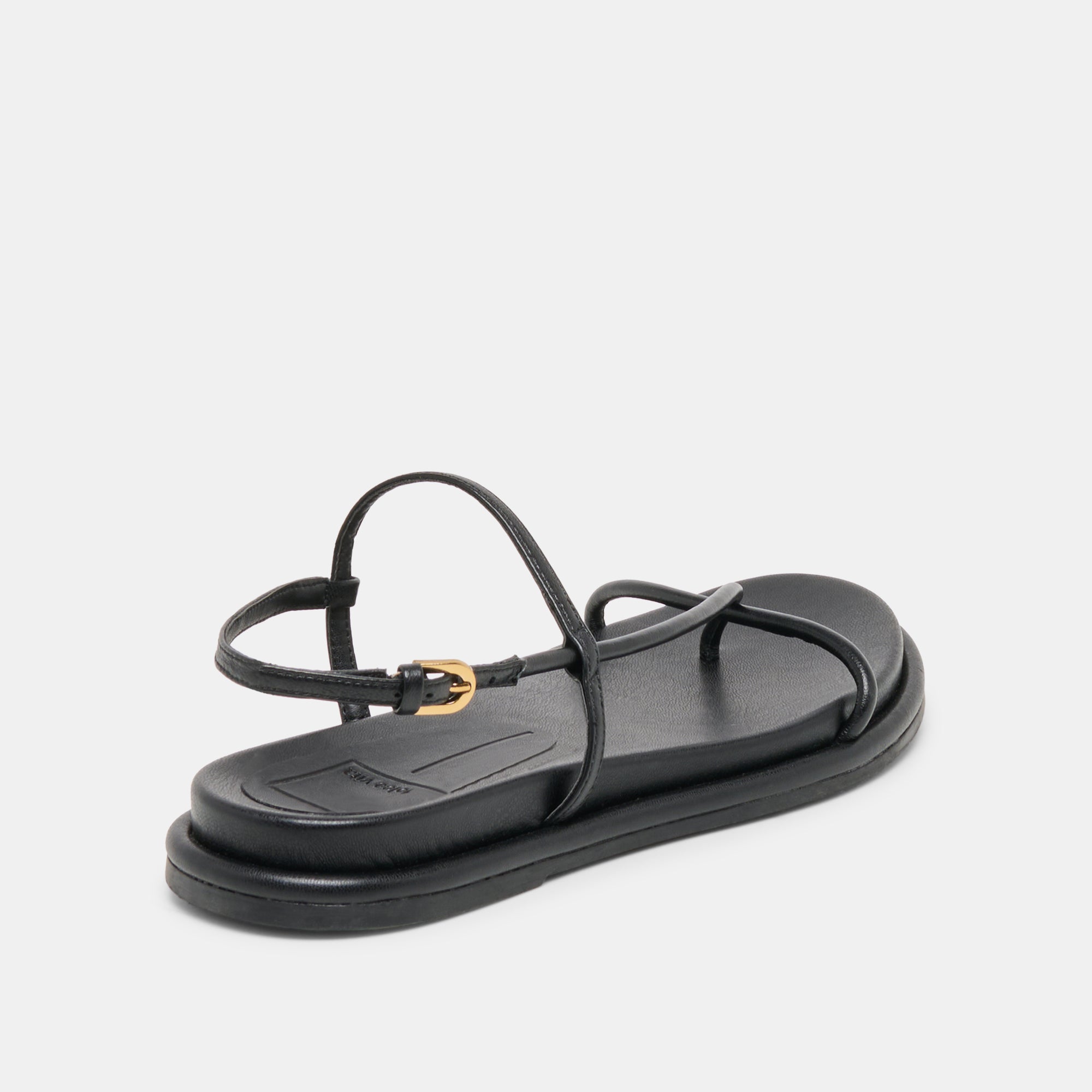 Dolce Vita SHOES | Dom Black Leather Sandals