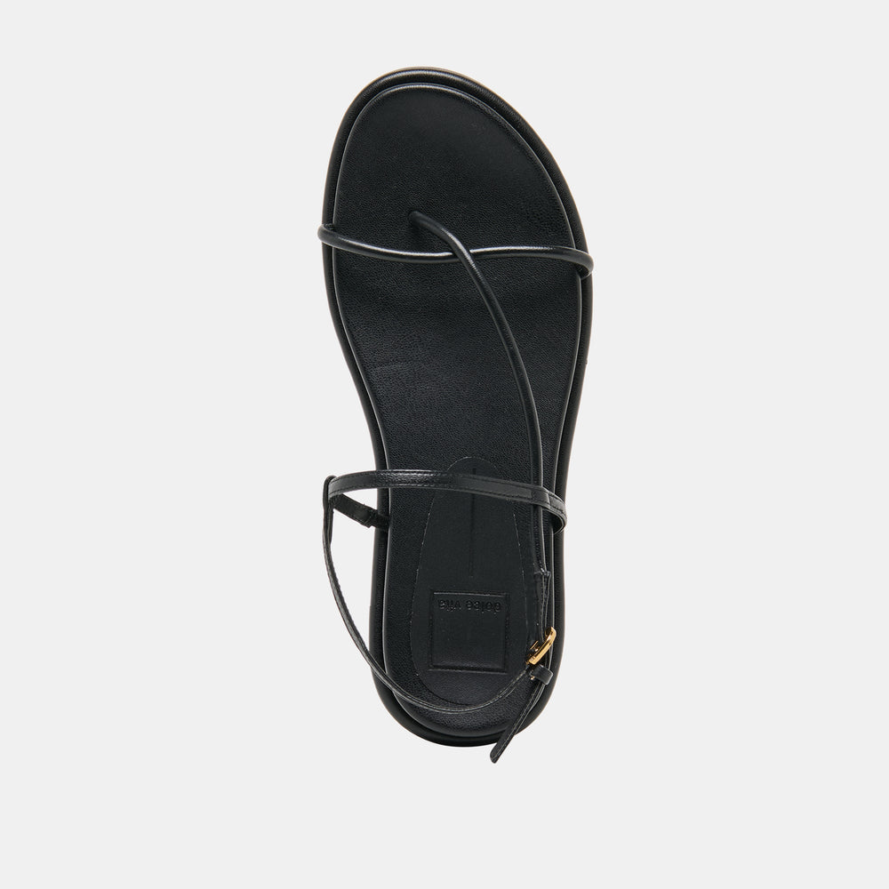 Dolce Vita SHOES | Dom Black Leather Sandals