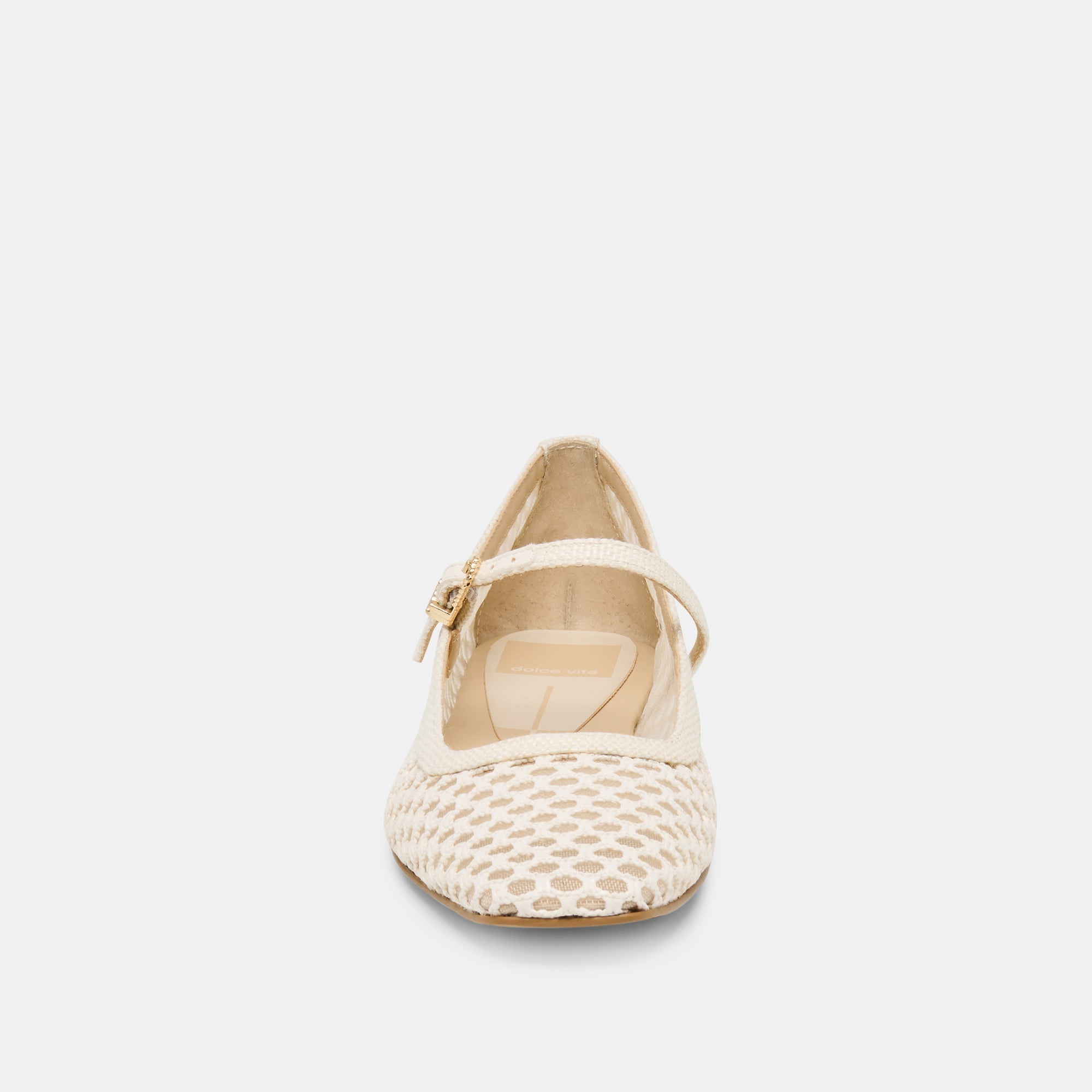 Dolce Vita SHOES | Reyes White Woven Raffia Ballet Flats