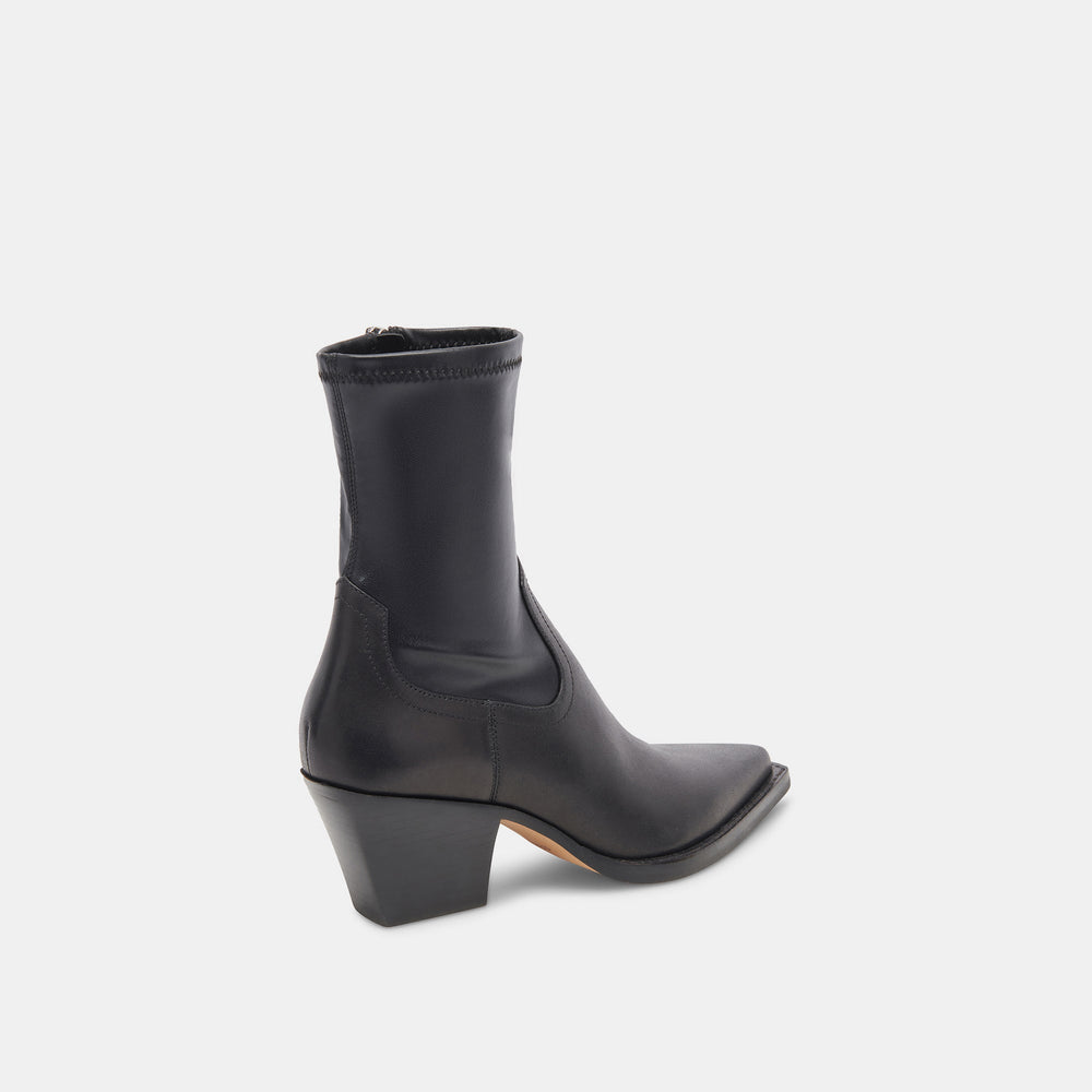 Dolce Vita SHOES | Rutger Boots Black Leather | Women's Black Leather Mid-Ankle Boots
 – Dolce Vita