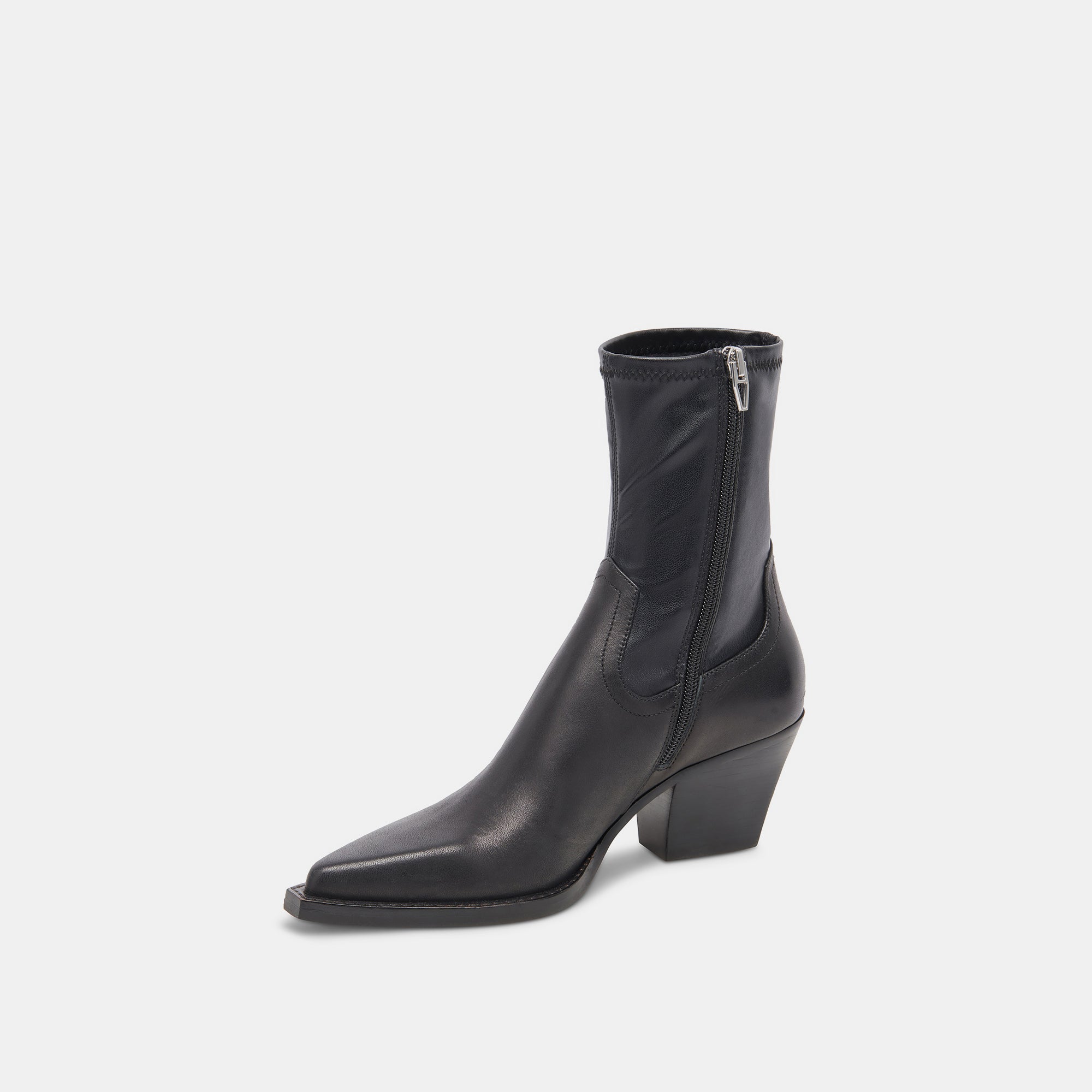Dolce Vita SHOES | Rutger Boots Black Leather | Women's Black Leather Mid-Ankle Boots
 – Dolce Vita