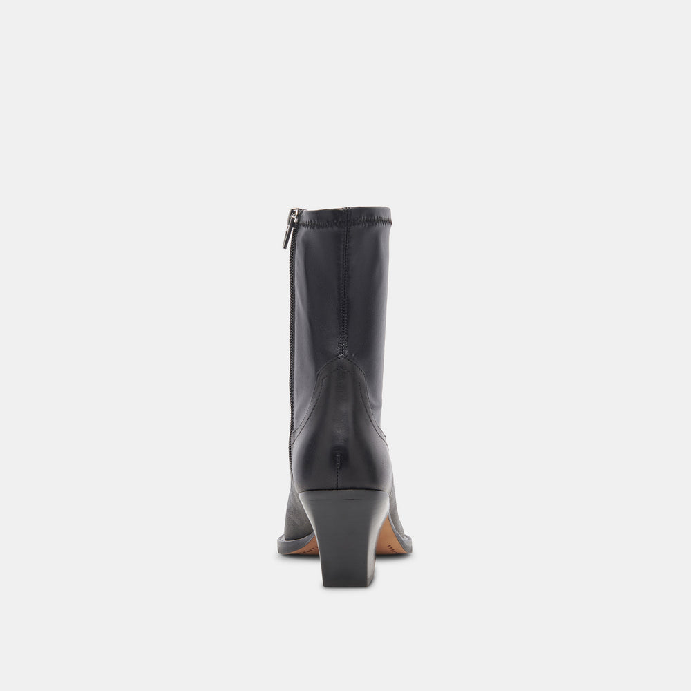 Dolce Vita SHOES | Rutger Boots Black Leather | Women's Black Leather Mid-Ankle Boots
 – Dolce Vita