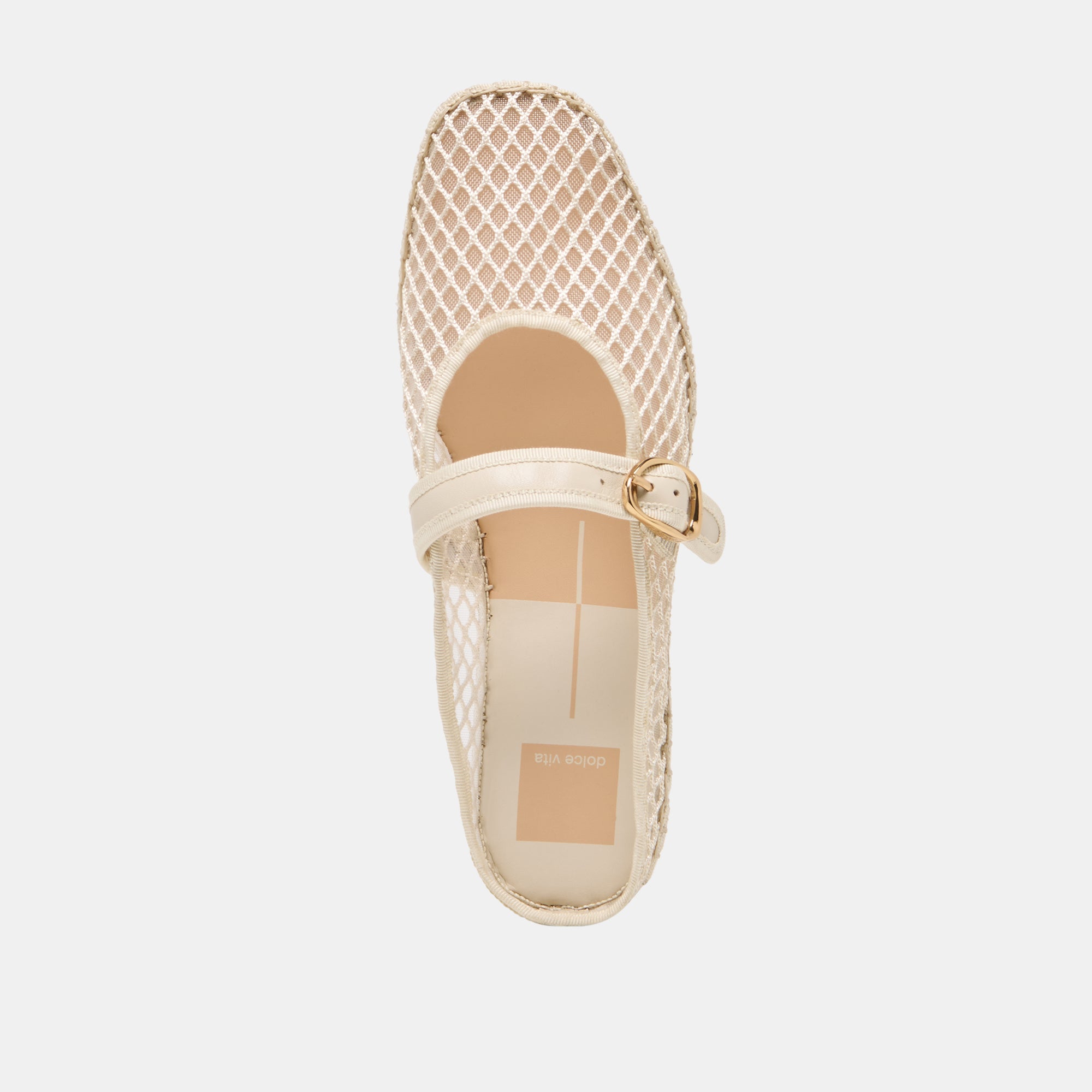 Dolce Vita SHOES | Milie Ecru Woven Mesh Flats