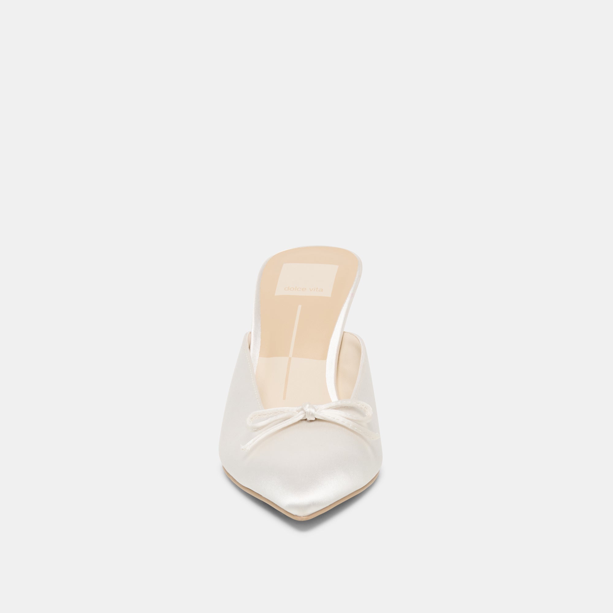 Dolce Vita SHOES | Cleo High Off White Satin Heels