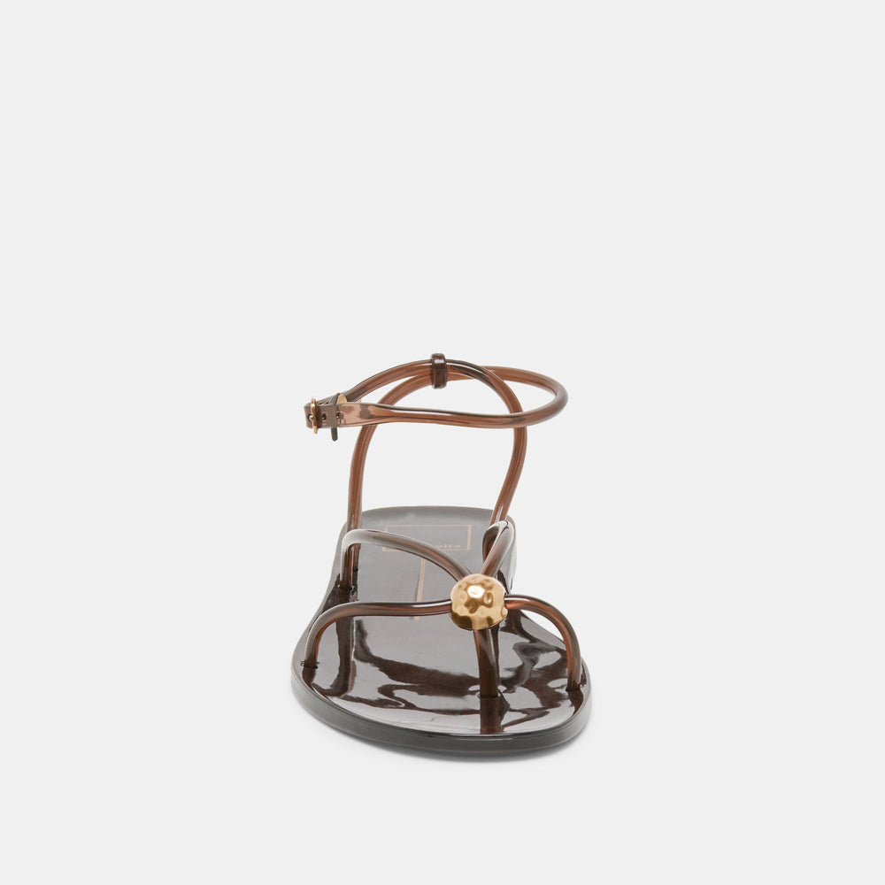 Dolce Vita SHOES | Kenley Vinyl Chocolate Jelly Sandals