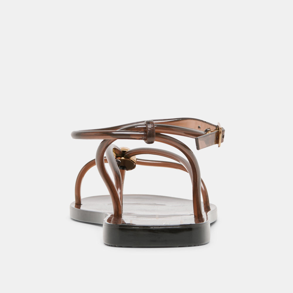 Dolce Vita SHOES | Kenley Vinyl Chocolate Jelly Sandals