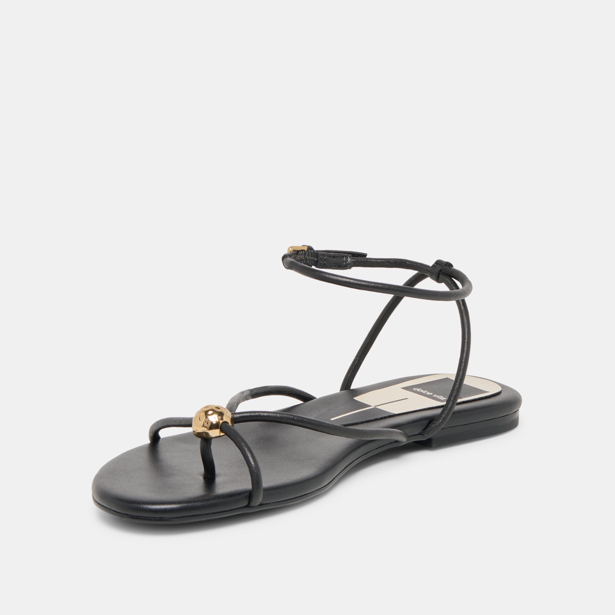 Dolce Vita SHOES | Kenley Black Leather Sandals