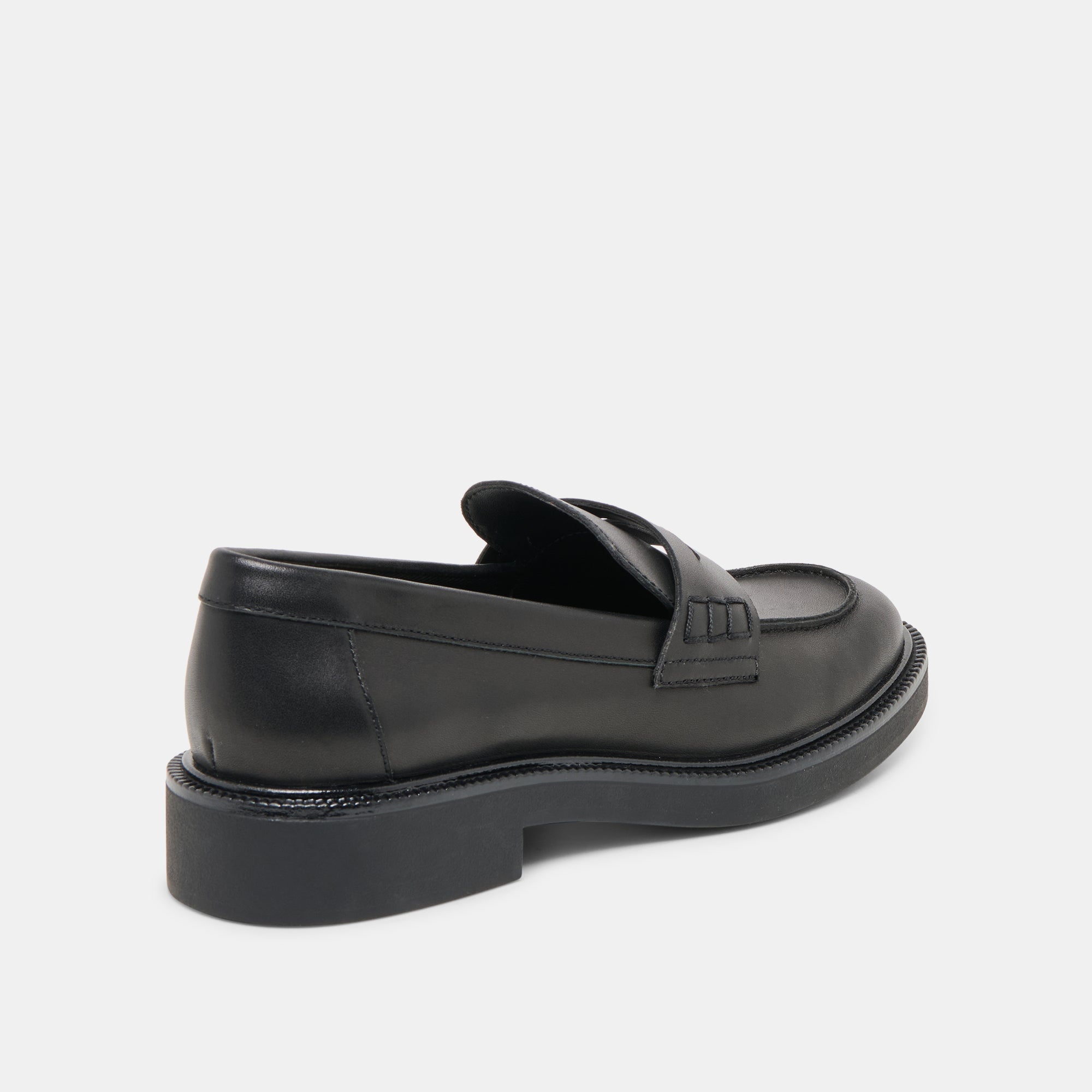 Dolce Vita SHOES | Tiggy Black Leather Loafers