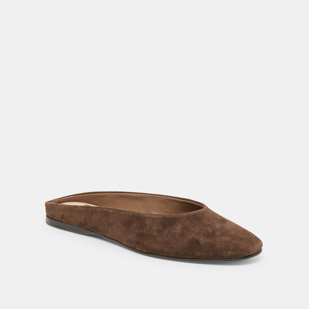 Dolce Vita SHOES | Eila Dk Brown Suede Flats