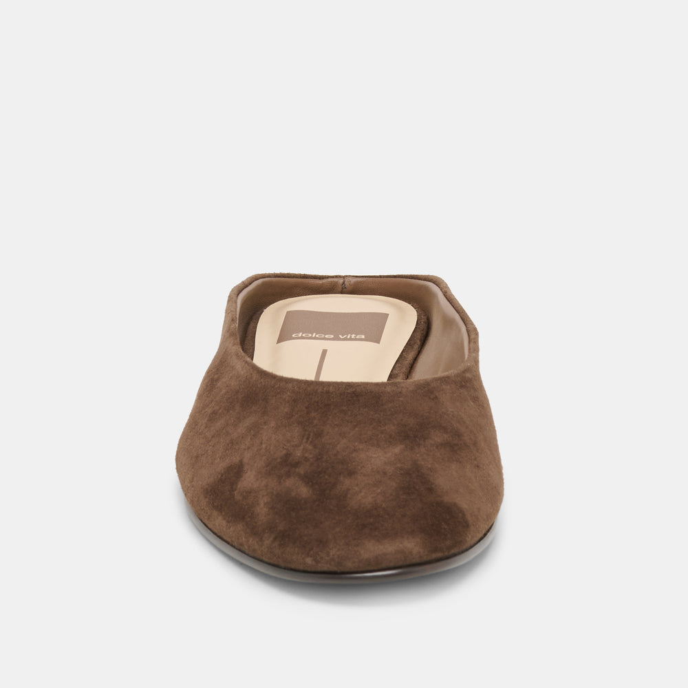 Dolce Vita SHOES | Eila Dk Brown Suede Flats