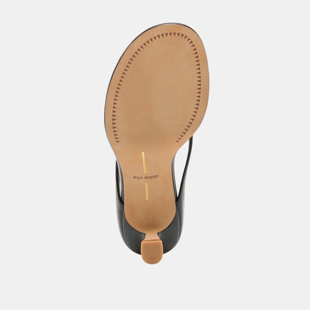 Dolce Vita SHOES | Doreen Black Leather Heels