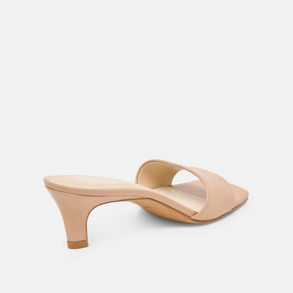 Dolce Vita SHOES | Rexa Light Tan Leather Heels