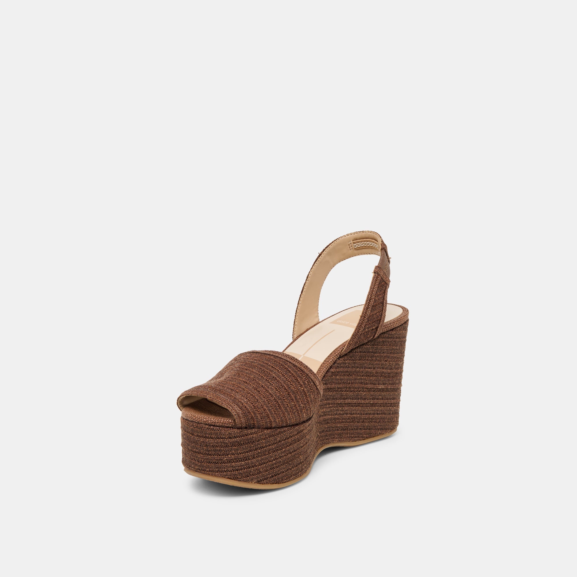 Dolce Vita SHOES | Akera Cocoa Raffia Wedges