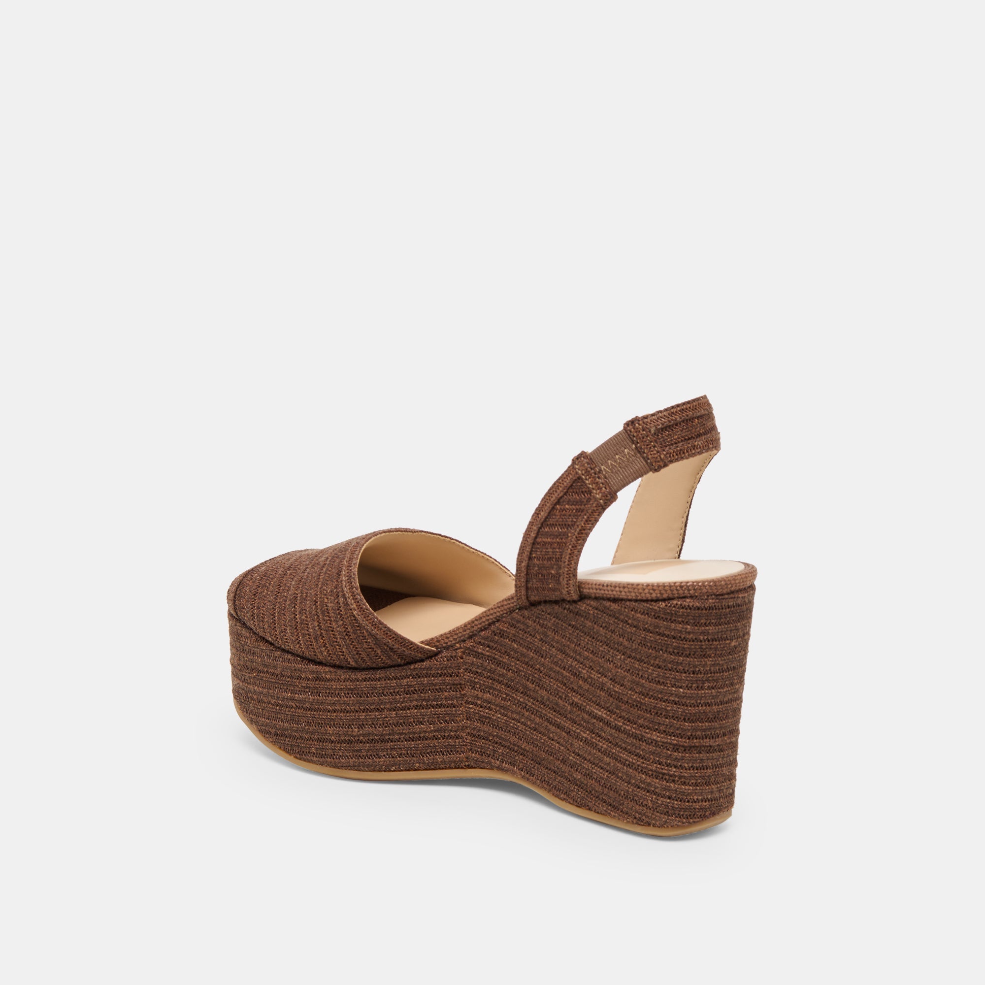 Dolce Vita SHOES | Akera Cocoa Raffia Wedges