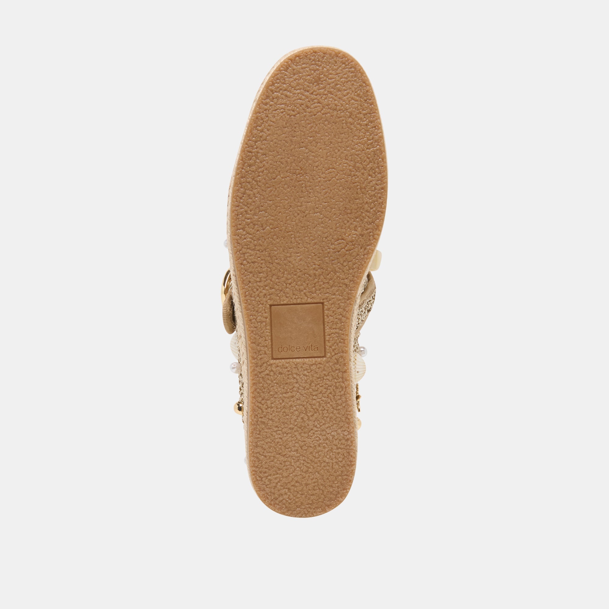 Dolce Vita SHOES | Ralph Gold Beaded Raffia Ballet Flats