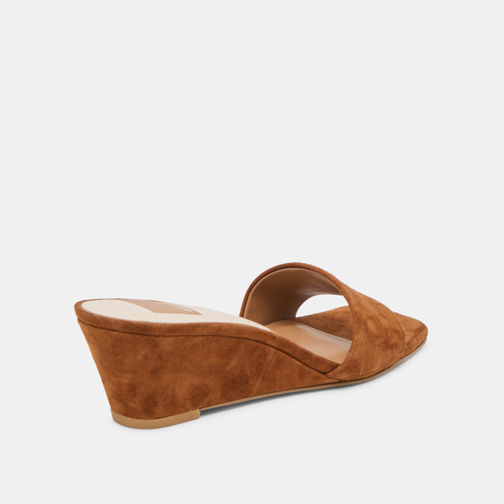 Dolce Vita SHOES | Qaily Brown Suede Wedges