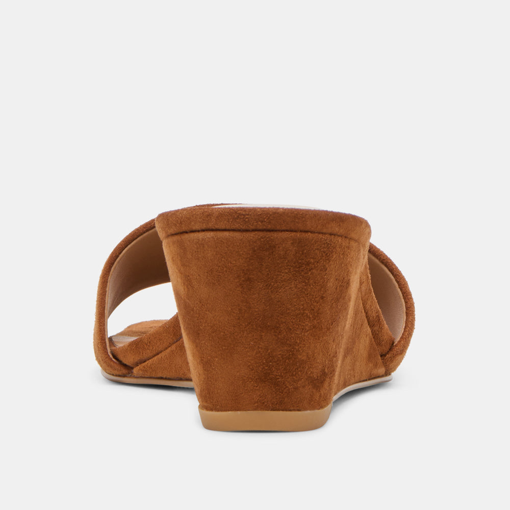 Dolce Vita SHOES | Qaily Brown Suede Wedges