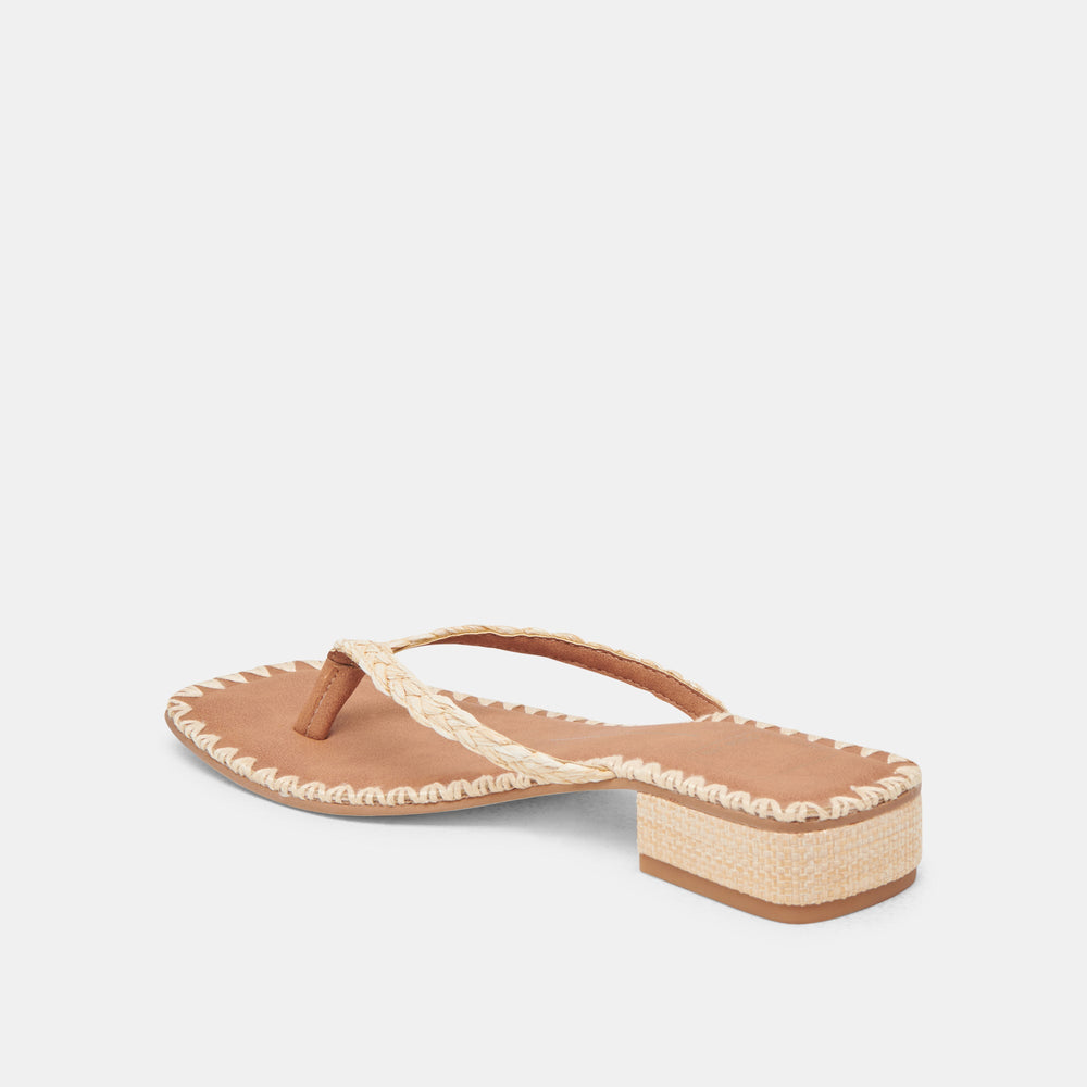 Dolce Vita SHOES | BARTY SANDALS LT NATURAL RAFFIA
 – Dolce Vita