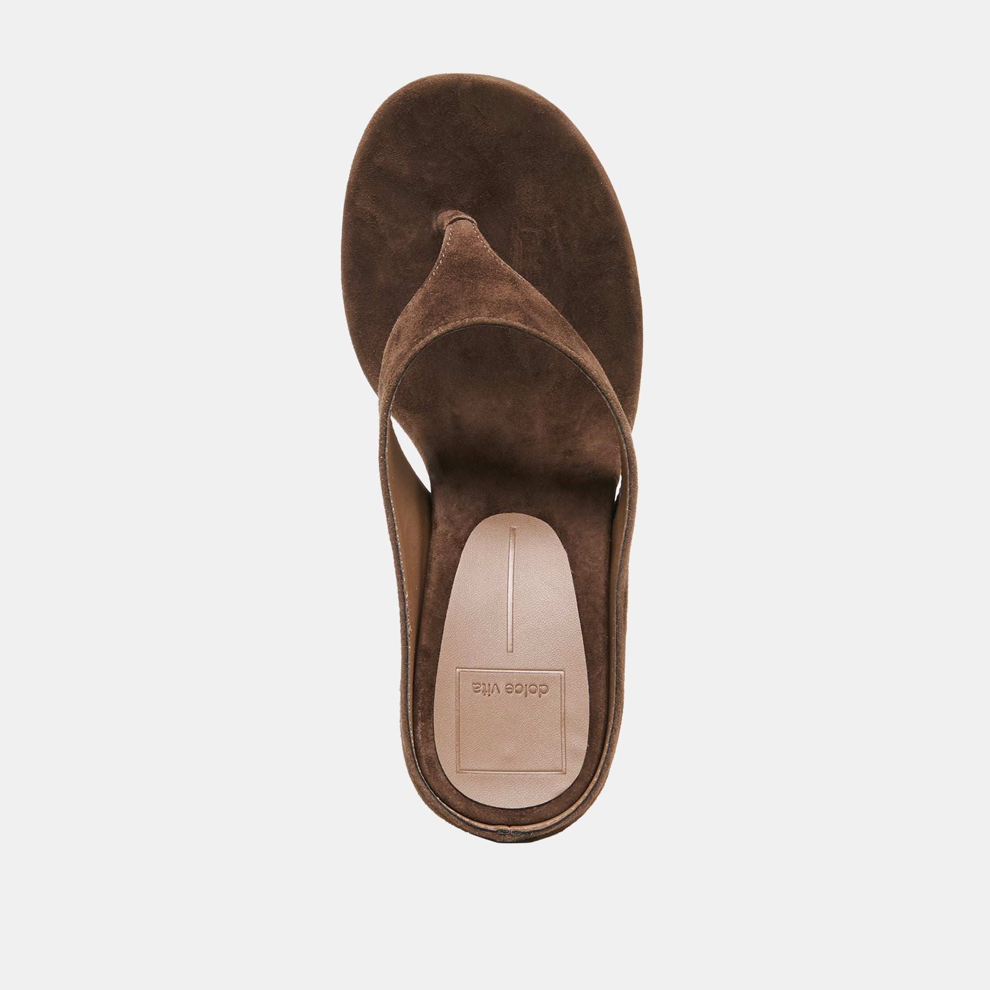 Dolce Vita SHOES | Hinna Dk Brown Suede Wedges