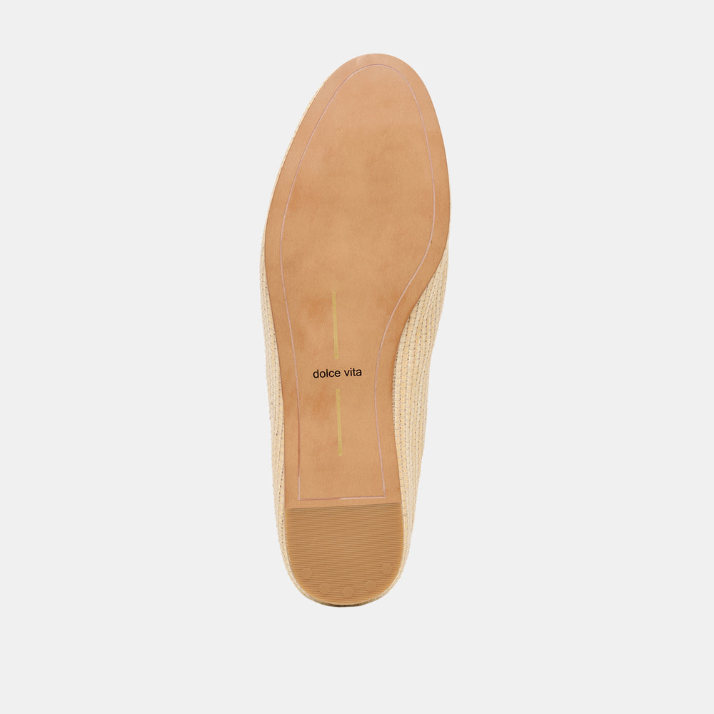Dolce Vita SHOES | Eila Lt Natural Raffia Flats