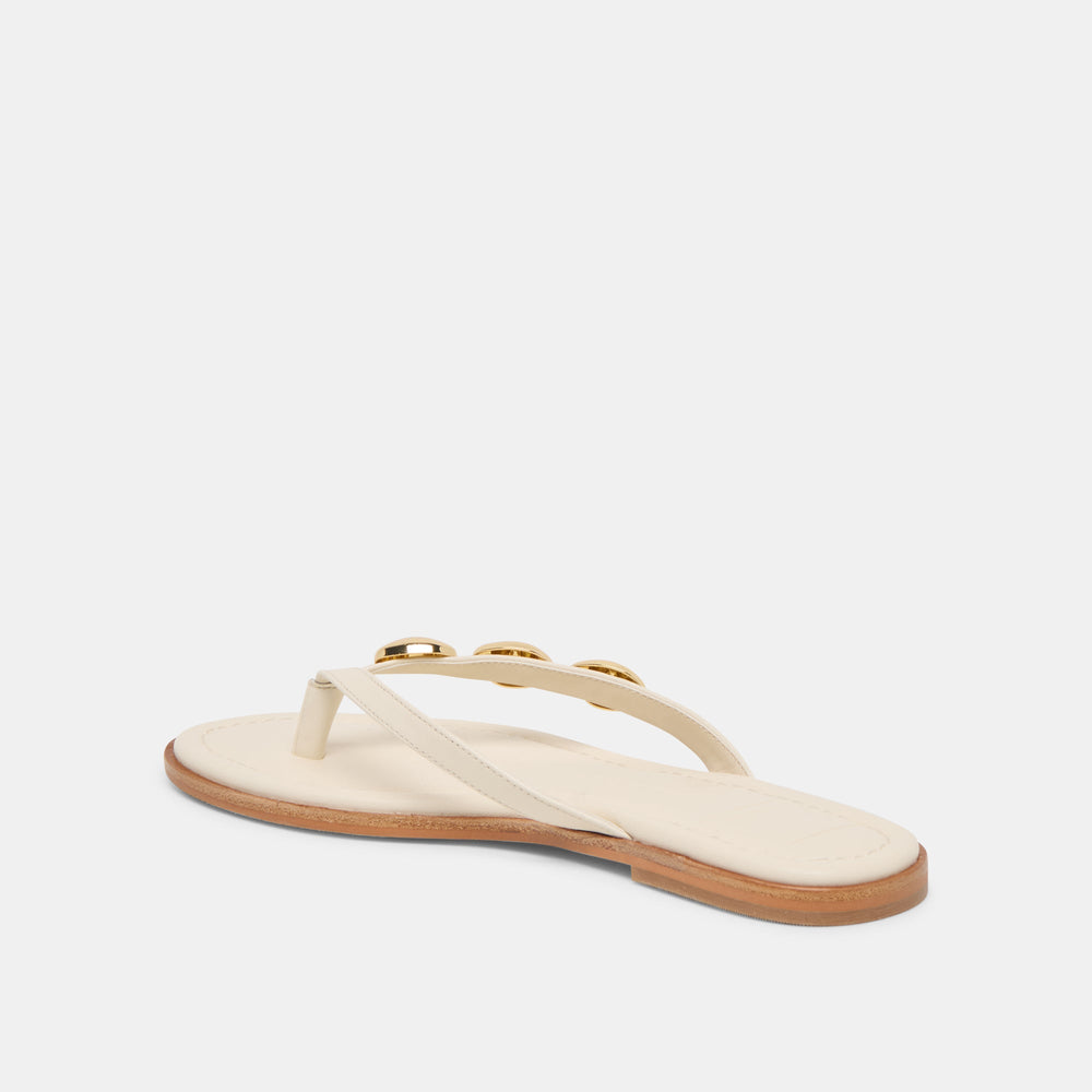 Dolce Vita SHOES | Juny Off White Leather Sandals