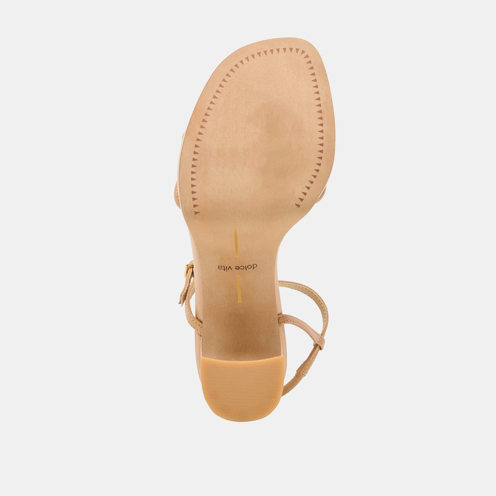 Dolce Vita SHOES | Odete Lt Tan Leather Heels