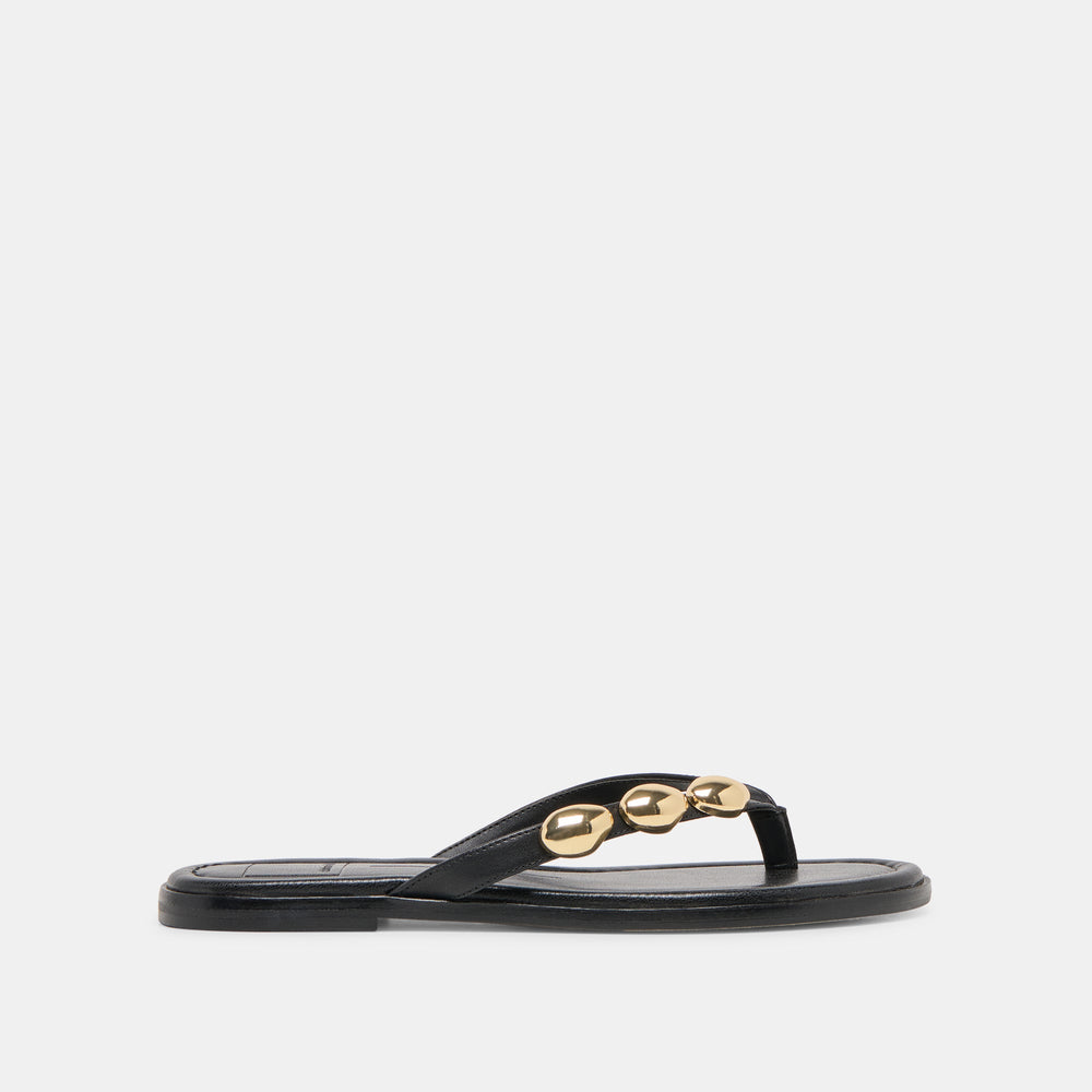 Dolce Vita SHOES | Juny Black Leather Sandals