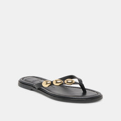 Dolce Vita SHOES | Juny Black Leather Sandals